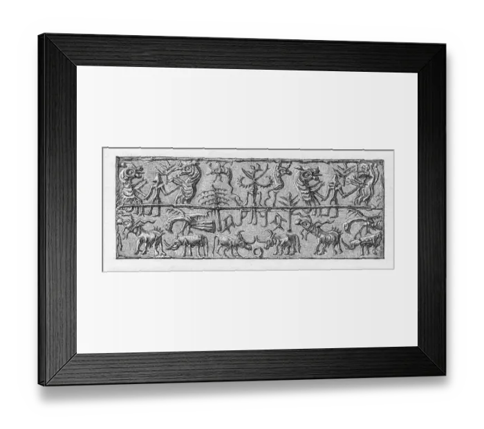 Framed Print : Babylonian Demons / 1 Framed Print : Babylonian Demons / 1