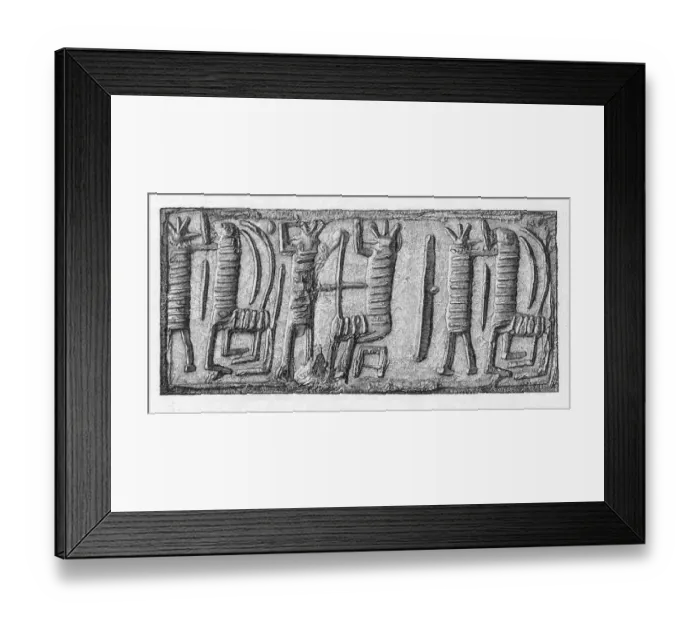 Framed Print : Babylonian Demons / 2 Framed Print : Babylonian Demons / 2