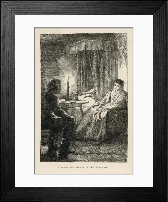 Framed Print : Hard Times / In Sickroom Framed Print : Hard Times / In Sickroom