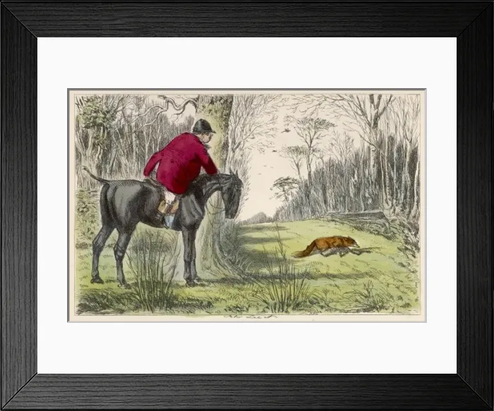 Framed Print : Jorrocks and the Old Fox Framed Print : Jorrocks and the Old Fox