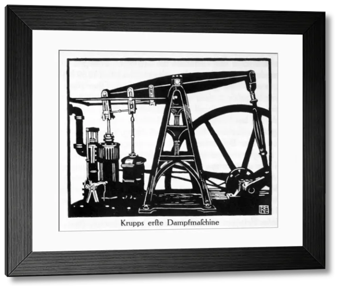 Framed Print : Krupps Steam Engine Framed Print : Krupps Steam Engine