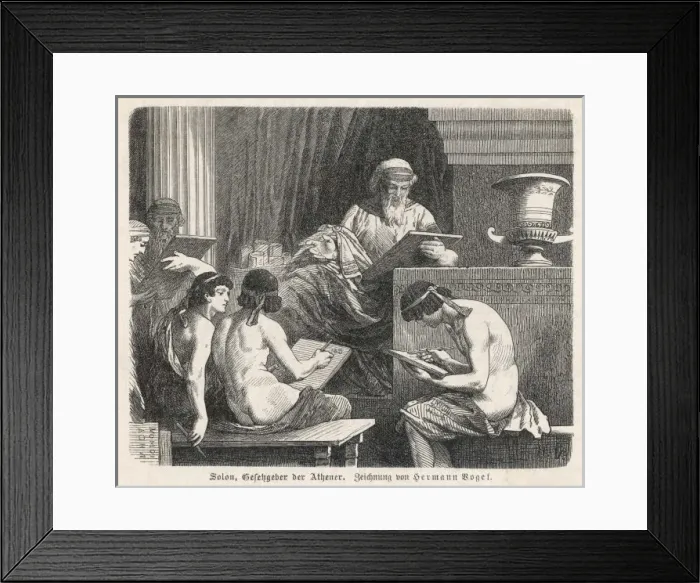 Framed Print : Solons Laws Framed Print : Solons Laws