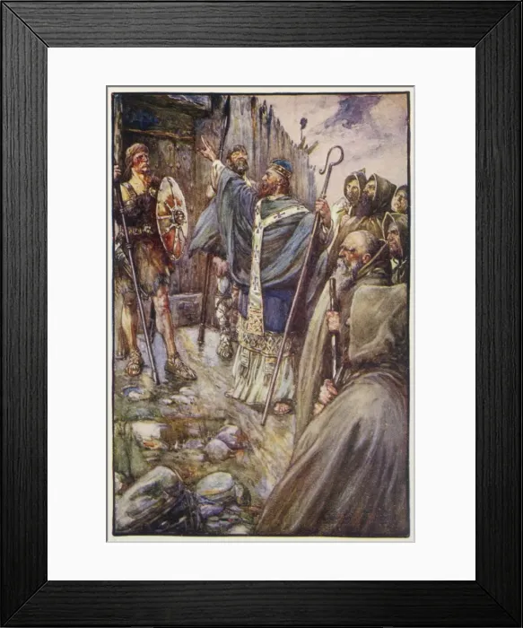 Framed Print : Saint Columba (Skelton) Framed Print : Saint Columba (Skelton)