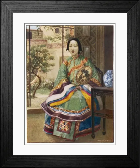 Framed Print : Chinese Lady at Home Framed Print : Chinese Lady at Home