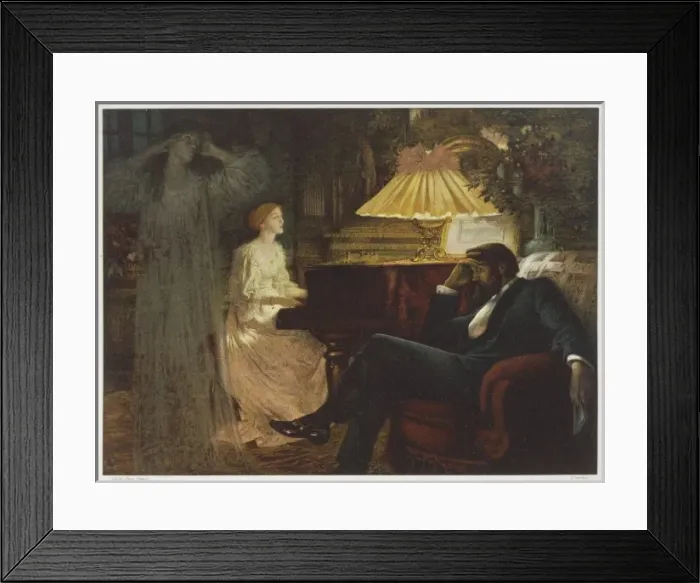 Framed Print : Hallucinated Figure Framed Print : Hallucinated Figure