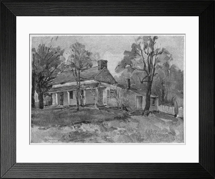 Framed Print : Poe Home, Fordham Framed Print : Poe Home, Fordham