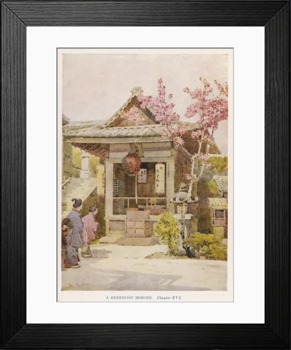 Framed Print : Buddhist Shrine, Japan Framed Print : Buddhist Shrine, Japan