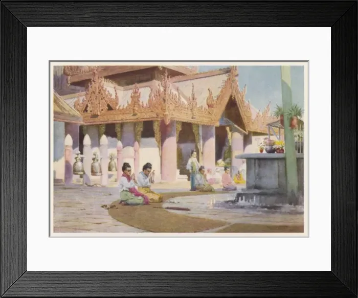 Framed Print : Buddhist Pagoda, Burma Framed Print : Buddhist Pagoda, Burma
