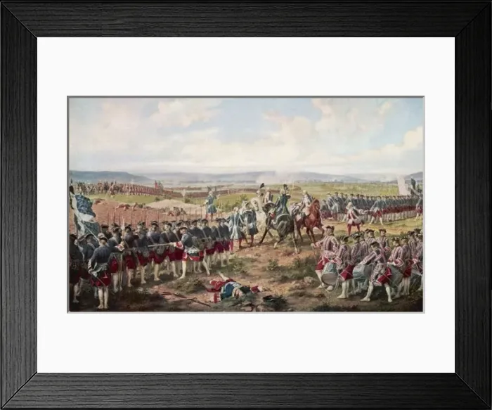 Framed Print : Battle of Fontenoy Framed Print : Battle of Fontenoy