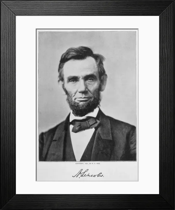Framed Print : Lincoln in 1864 Framed Print : Lincoln in 1864