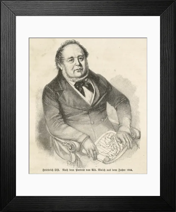 Framed Print : List / Georg F / A Walch Framed Print : List / Georg F / A Walch
