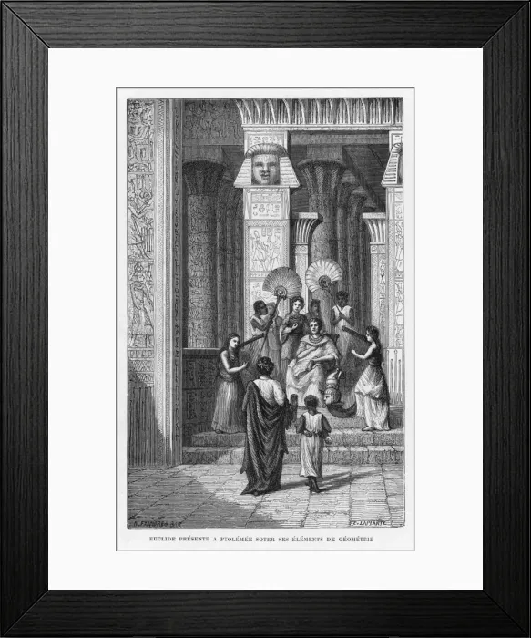Framed Print : Euclid & Ptolemy Framed Print : Euclid & Ptolemy