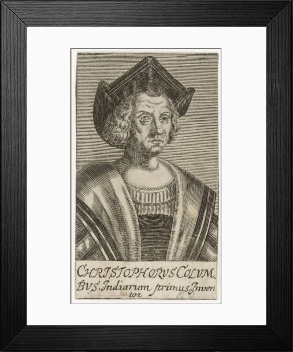 Framed Print : Columbus (Anon) Framed Print : Columbus (Anon)