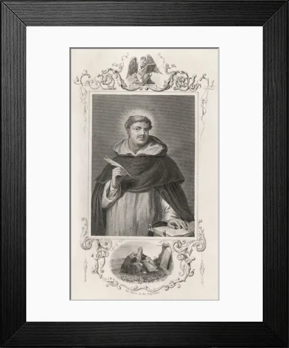 Framed Print : Aquinas (Anon) Framed Print : Aquinas (Anon)