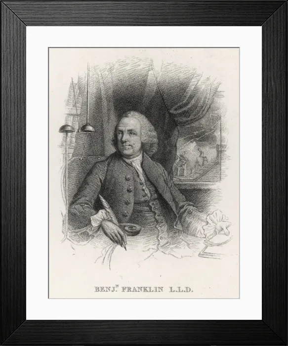 Framed Print : Franklin / Darton Framed Print : Franklin / Darton