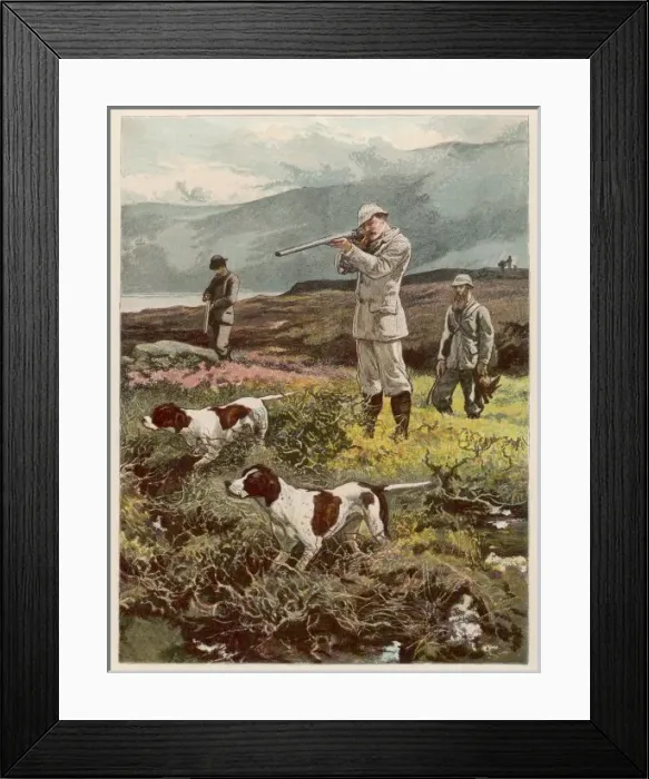 Framed Print : Shooting on the Moors Framed Print : Shooting on the Moors