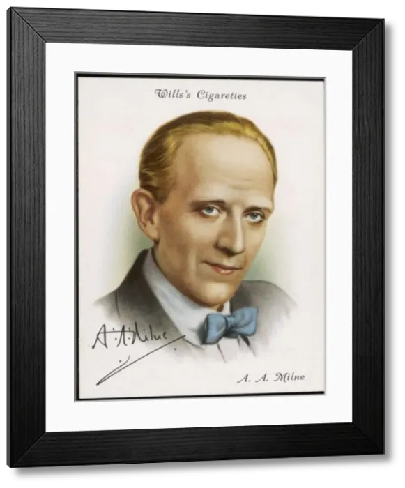 Framed Print : A a Milne / Cig Card Framed Print : A a Milne / Cig Card