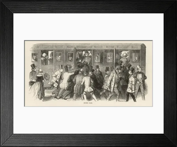 Framed Print : Second Class Carriage Framed Print : Second Class Carriage