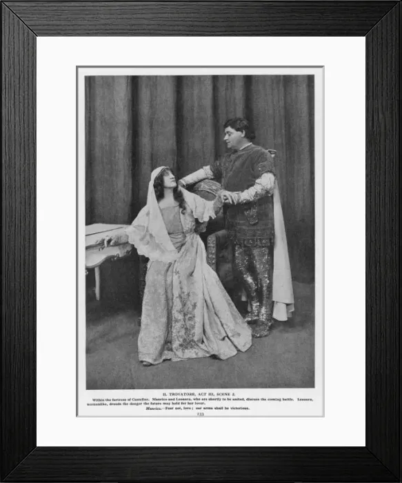 Framed Print : Verdi / Trovatore / Iii. 2 Framed Print : Verdi / Trovatore / Iii. 2