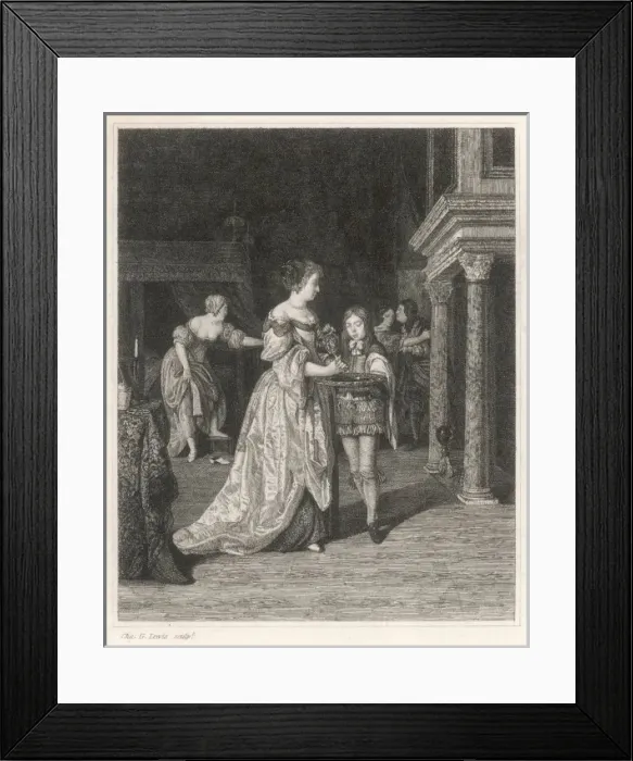 Framed Print : Servants  /  Male  /  Pageboys
