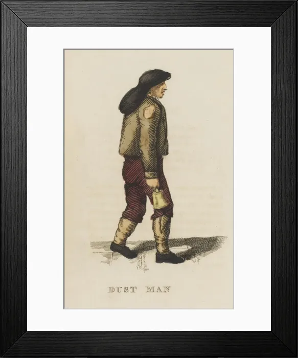 Framed Print : London / Cries / Dustman Framed Print : London / Cries / Dustman