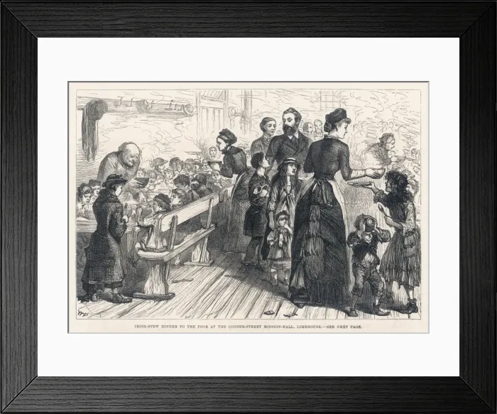 Framed Print : Irish Stew for the Poor Framed Print : Irish Stew for the Poor