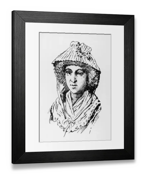 Framed Print : Marie-Olympe Gouges Framed Print : Marie-Olympe Gouges