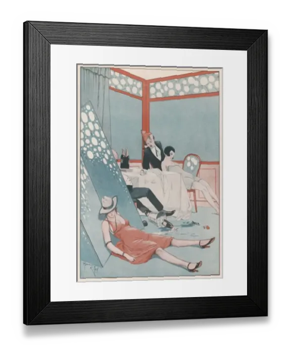 Framed Print : End of Party, 1924 Framed Print : End of Party, 1924