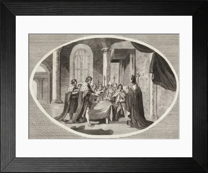 Framed Print : Henry II & Son 1170 Framed Print : Henry II & Son 1170