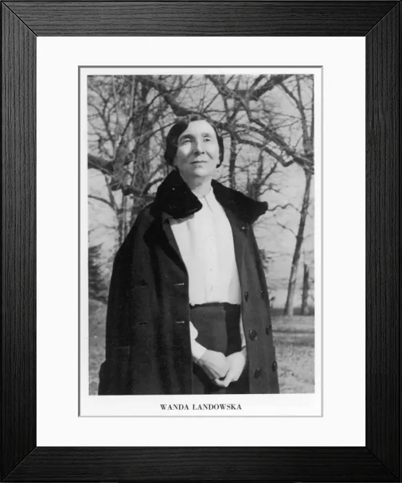 Framed Print : Wanda Landowska Framed Print : Wanda Landowska