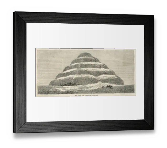 Framed Print : Egypt / Step Pyramid Framed Print : Egypt / Step Pyramid