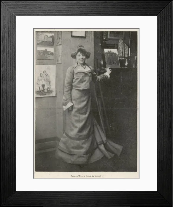 Framed Print : CASQUE D OR DRESSED Framed Print : CASQUE D OR DRESSED