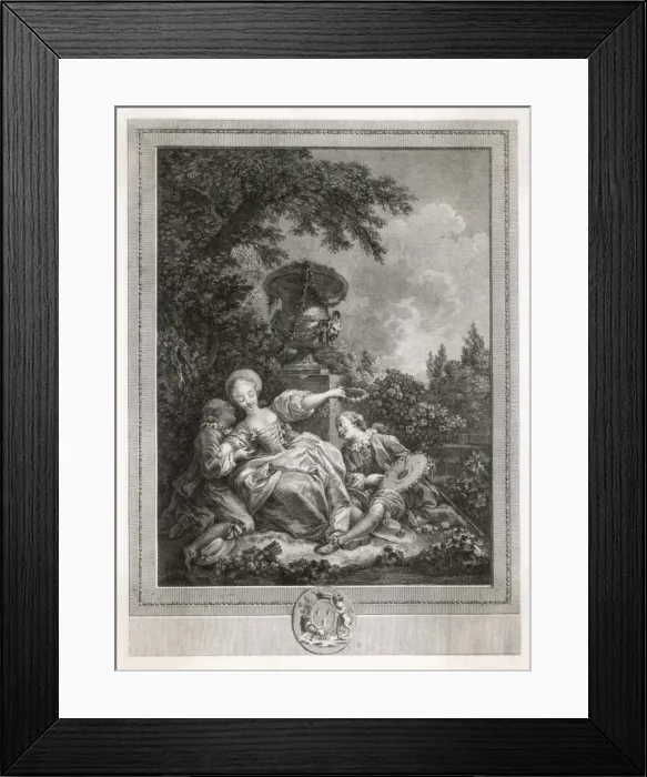 Framed Print : Social Scenes / France C18 Framed Print : Social Scenes / France C18