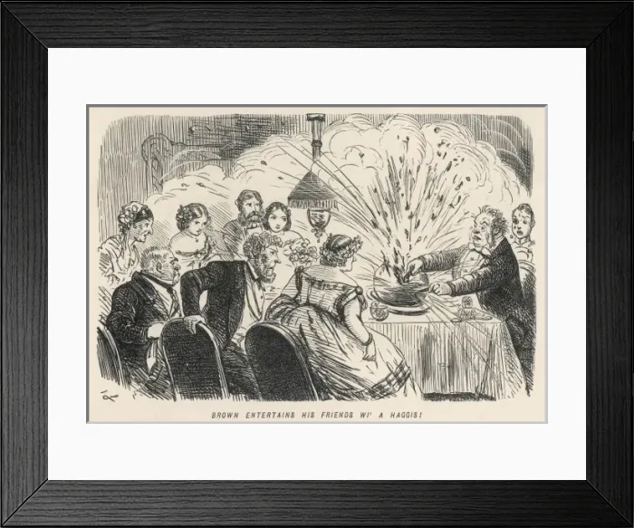 Framed Print : Customs / Scotland / Burns N Framed Print : Customs / Scotland / Burns N