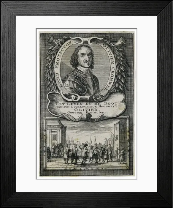 Framed Print : Cromwell / Anon Dutch Framed Print : Cromwell / Anon Dutch