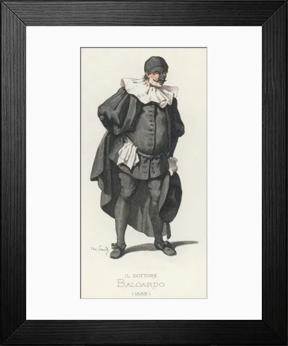 Framed Print : Le Maistre D escole Framed Print : Le Maistre D escole