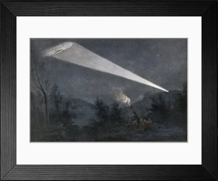 Framed Print : Ww1 / 1914 / Zeppelin Ship Framed Print : Ww1 / 1914 / Zeppelin Ship