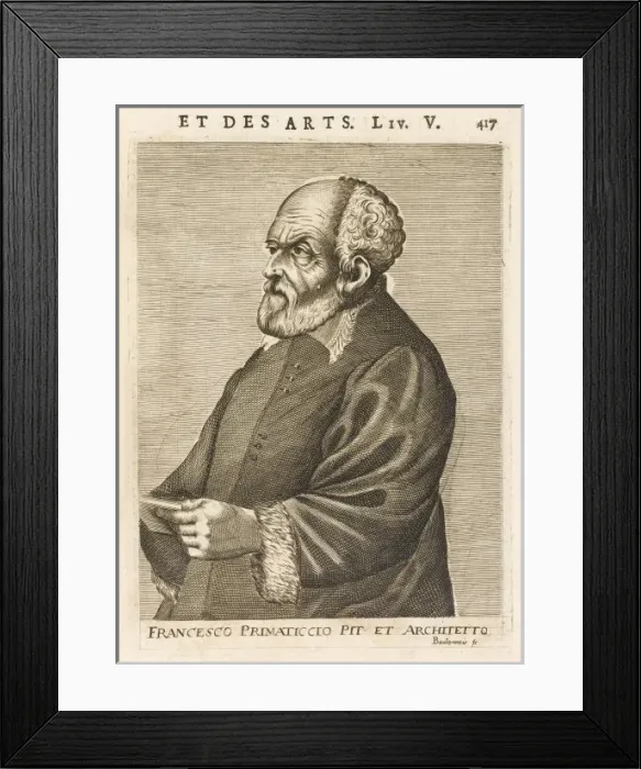 Framed Print : Francesco Primaticcio Framed Print : Francesco Primaticcio