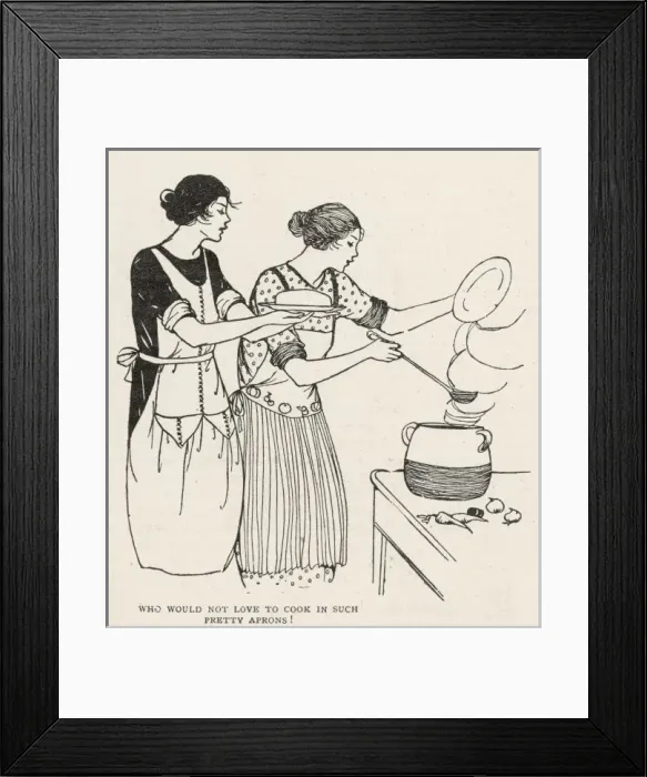 Framed Print : One Stove, Two Cooks