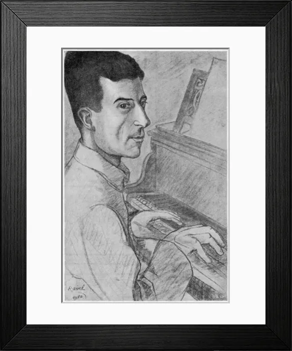Framed Print : Maurice Ravel / Ouvre Framed Print : Maurice Ravel / Ouvre