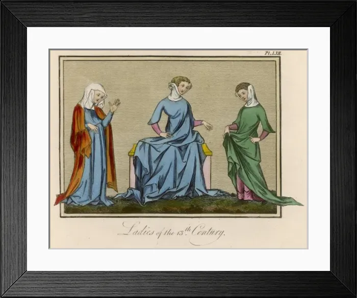 Framed Print : Young Women / Strutt / C13 Framed Print : Young Women / Strutt / C13