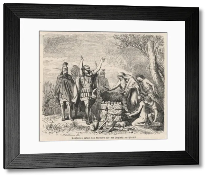 Framed Print : Sacrificing a Sheep Framed Print : Sacrificing a Sheep