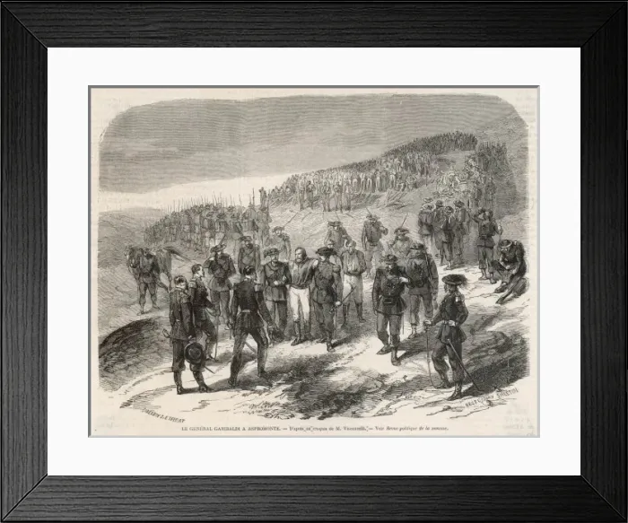 Framed Print : Garibaldi at Asperomonte Framed Print : Garibaldi at Asperomonte