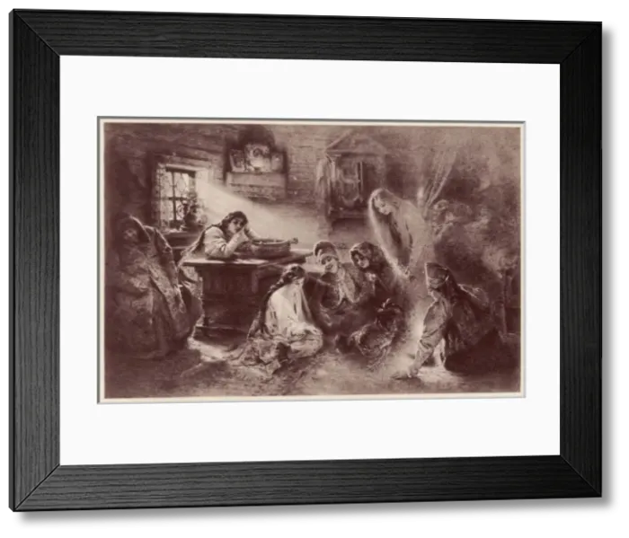 Framed Print : Fortune Telling Hen Framed Print : Fortune Telling Hen