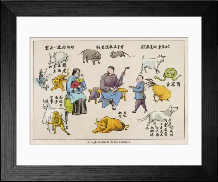 Framed Print : Blind Fortune Teller Framed Print : Blind Fortune Teller