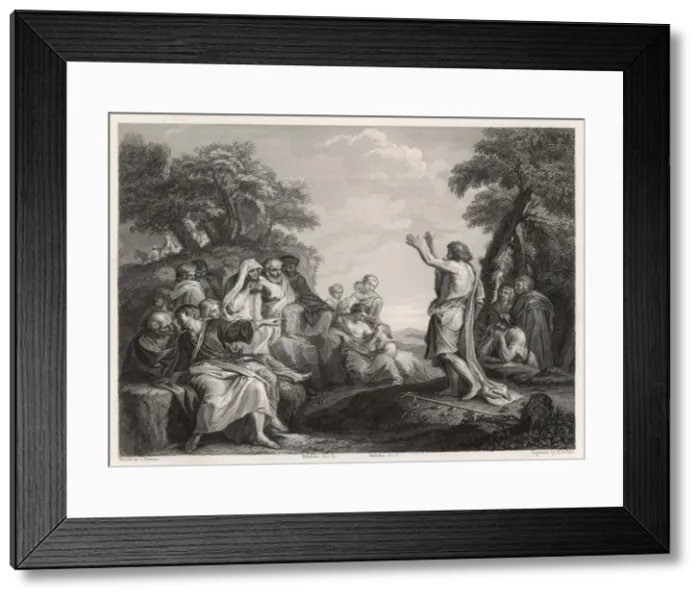 Framed Print : John Preaches(Meratte) Framed Print : John Preaches(Meratte)
