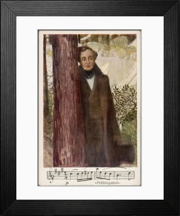 Framed Print : Mendelssohn / Friedrich Framed Print : Mendelssohn / Friedrich