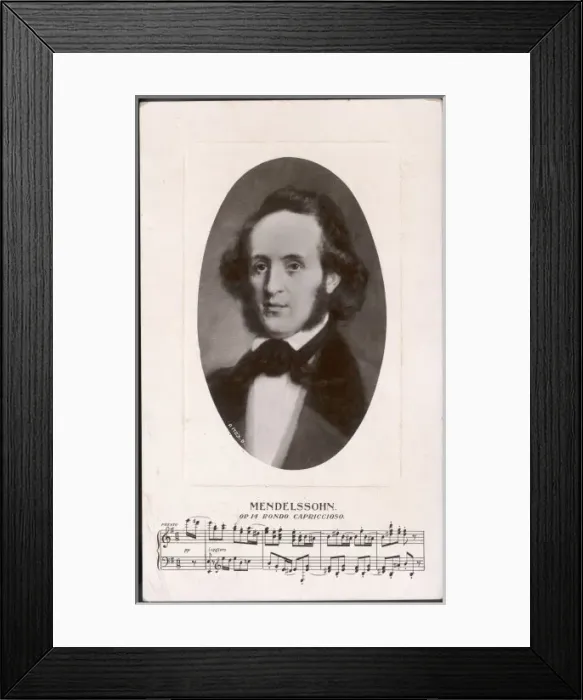 Framed Print : Mendelssohn / Rotary Music Framed Print : Mendelssohn / Rotary Music