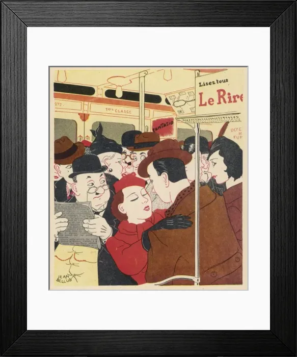 Framed Print : Metro - Crowd Framed Print : Metro - Crowd