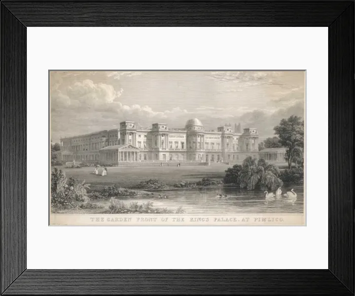 Framed Print : Buckingham House 1830S Framed Print : Buckingham House 1830S